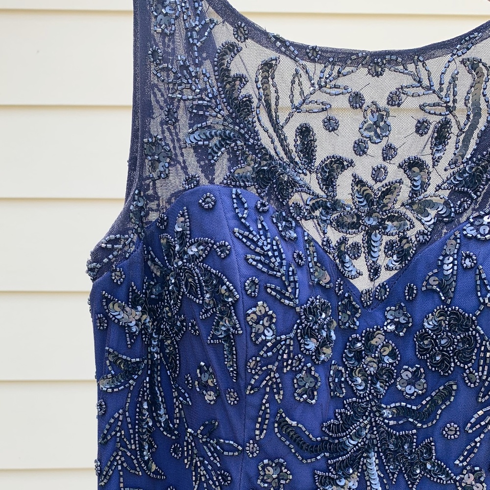 Beaded Maxi Formal Dress